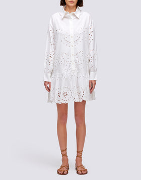 SHORT SANGALLO DRESS