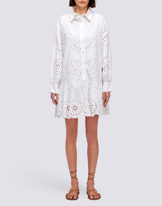 SHORT SANGALLO DRESS