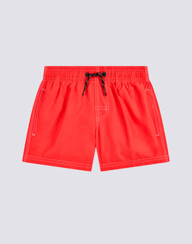 SWIMSHORTS SHORT ELASTICATED WAIST RECYCLED POLYESTER REPREVE® FLUO