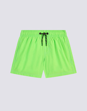 SWIMSHORTS SHORT ELASTICATED WAIST RECYCLED POLYESTER REPREVE® FLUO