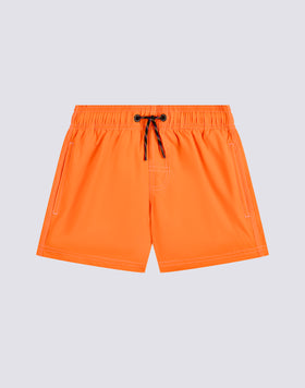 SWIMSHORTS SHORT ELASTICATED WAIST RECYCLED POLYESTER REPREVE® FLUO