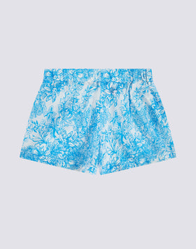 FLEUR DE JOIE PRINT STRETCH SHORTS