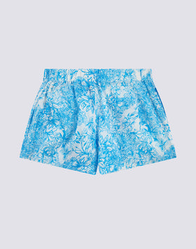FLEUR DE JOIE PRINT STRETCH SHORTS