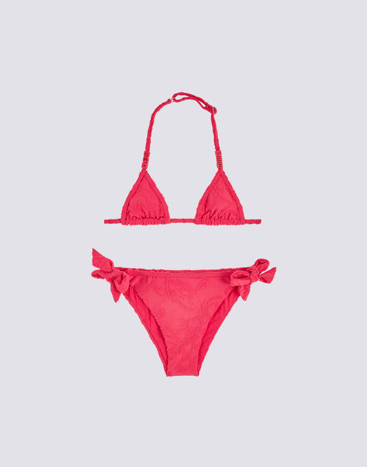 JACQUARD TERRY MINI BIKINI SWIMSUIT WITH SK23 PATTERN