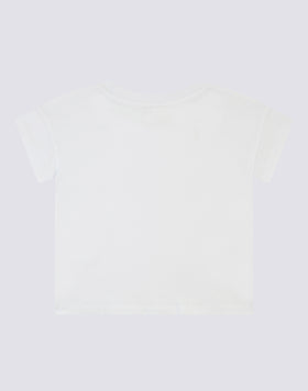 MULTICOLOURED BEADED T-SHIRT