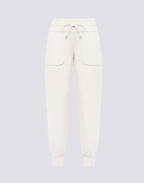DEBRA STRAIGHT CUT TROUSERS WITH ELASTICATED CUFFS