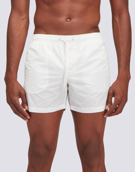 MEMORY STRETCH WAIST SWIM TRUNKS