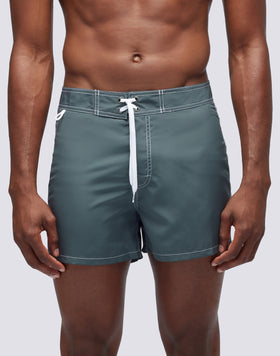 LIGHT POLY SHORT SWIMSUIT WITH FIXED WAIST