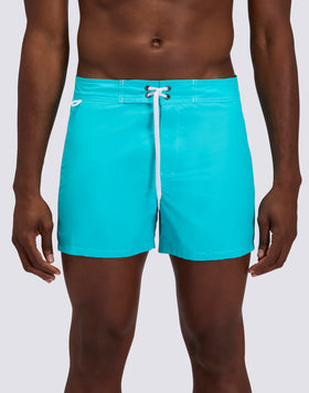 ICONIC TAFFETA FIXED WAIST SHORT SWIMSUIT