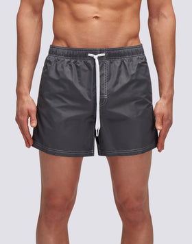 ICONIC TAFFETA SHORT SWIMSHORTS WITH ELASTIC WAIST