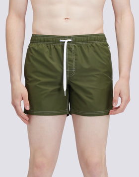 ICONIC TAFFETA SHORT SWIMSHORTS WITH ELASTIC WAIST