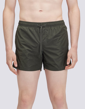 MEMORY STRETCH WAIST SWIM TRUNKS