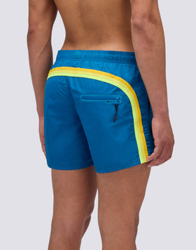MEMORY STRETCH WAIST SWIM TRUNKS