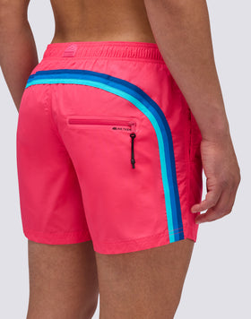 MEMORY STRETCH WAIST SWIM TRUNKS