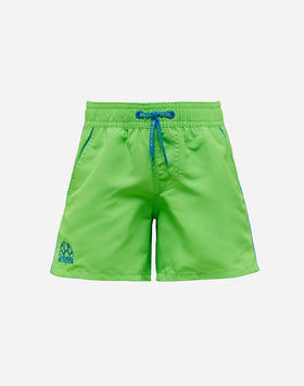 ICONIC TAFFETA SHORT-LENGTHS SWIMSHORTS WITH ELASTICATED WAIST AND PIPING