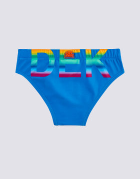 BRIEFS WITH MULTICOLOR PRINT