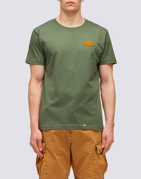 CREW NECK T-SHIRT WITH EMBROIDERY