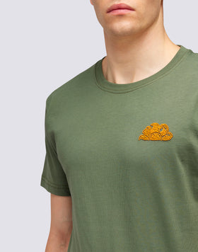 CREW NECK T-SHIRT WITH EMBROIDERY