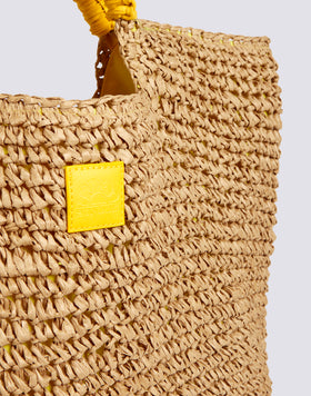 MAXI BAG IN WOVEN PAPER STRAW