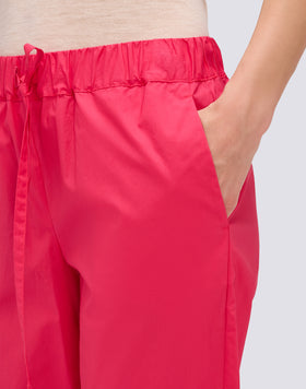 POPLIN LONG TROUSERS