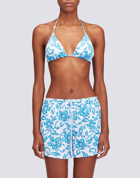 COAST - REPREVE® BEACH SHORTS WITH SK23 HIBISCUS PRINT