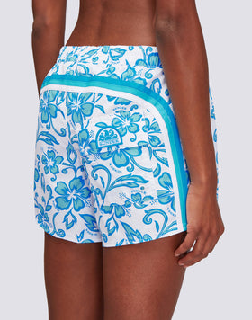 COAST - REPREVE® BEACH SHORTS WITH SK23 HIBISCUS PRINT