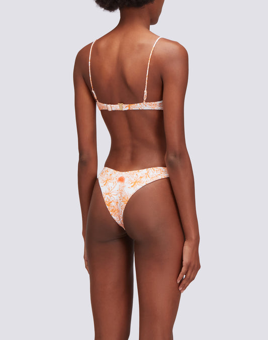 LOREN - FLEUR DE JOIE HIGH-WAISTED BIKINI