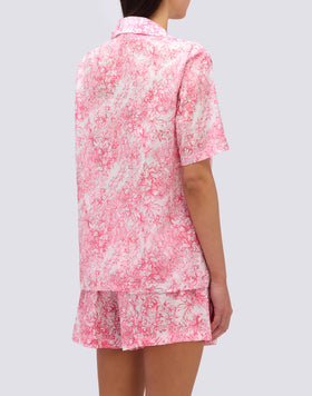 WOMEN'S SHIRT WITH FLEUR DE JOIE PRINT
