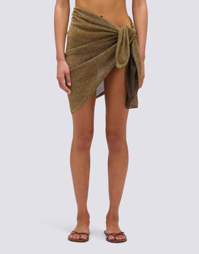 SHORT LUREX PAREO