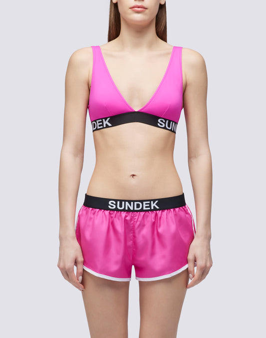 LULIN - SHORTS SWIMSUIT WITH ELASTICATED WAIST