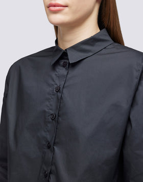 CROP SHIRT IN POPLIN