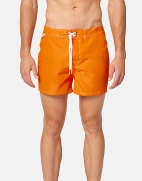 ICONIC TAFFETA SHORT SWIM SHORTS WITH A FIXED WAISTBAND