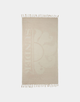 PARATY - JACQUARD BEACH TOWEL WITH LOGO