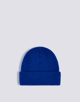 RIBBED CHILD'S HAT WITH LOGO