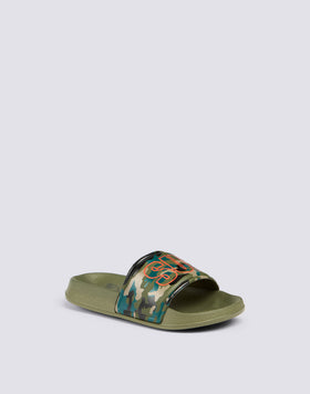 CAMOU BAND SLIPPER WITH LOGO