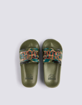 CAMOU BAND SLIPPER WITH LOGO