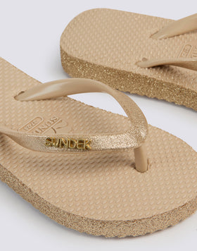 MINI RUBBER FLIP-FLOPS WITH GLITTER