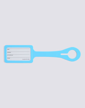 LUGGAGE TAG WITH ENGRAVED LOGO