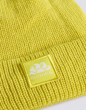 RIB KNITTED BEANIE