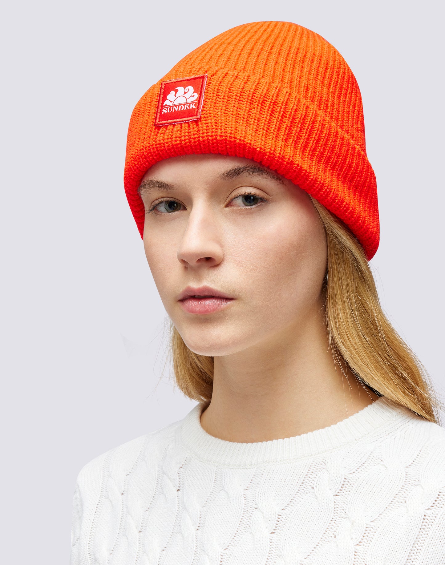 RIB KNITTED BEANIE