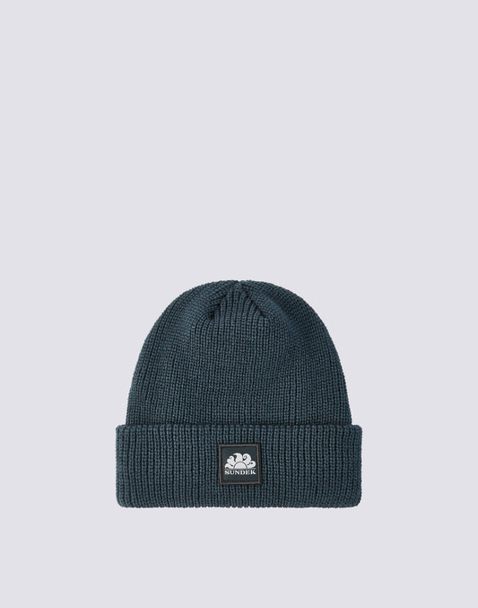 RIB KNITTED BEANIE