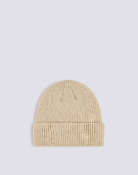 RIB KNITTED BEANIE