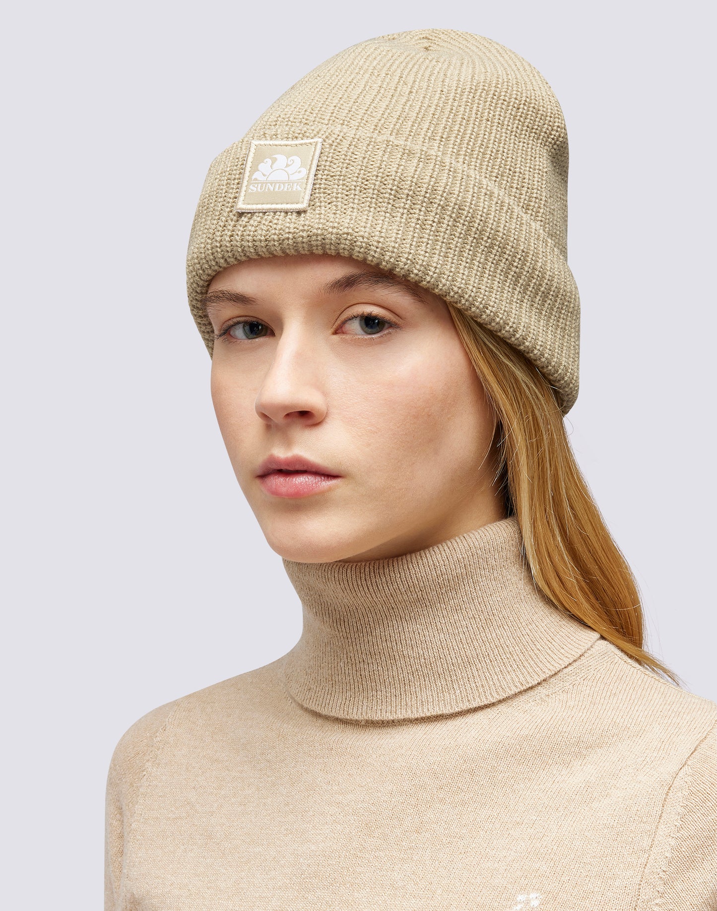 RIB KNITTED BEANIE