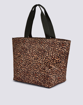 REGULAR LEOPARD PRINT TOTE BAG