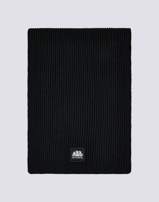 BASIC RIB KNITTED SCARF