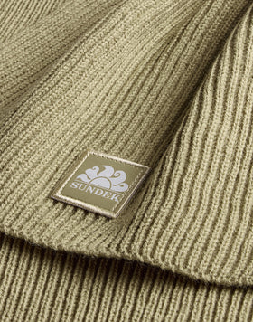 SOLID COLOR RIBBED SCARF