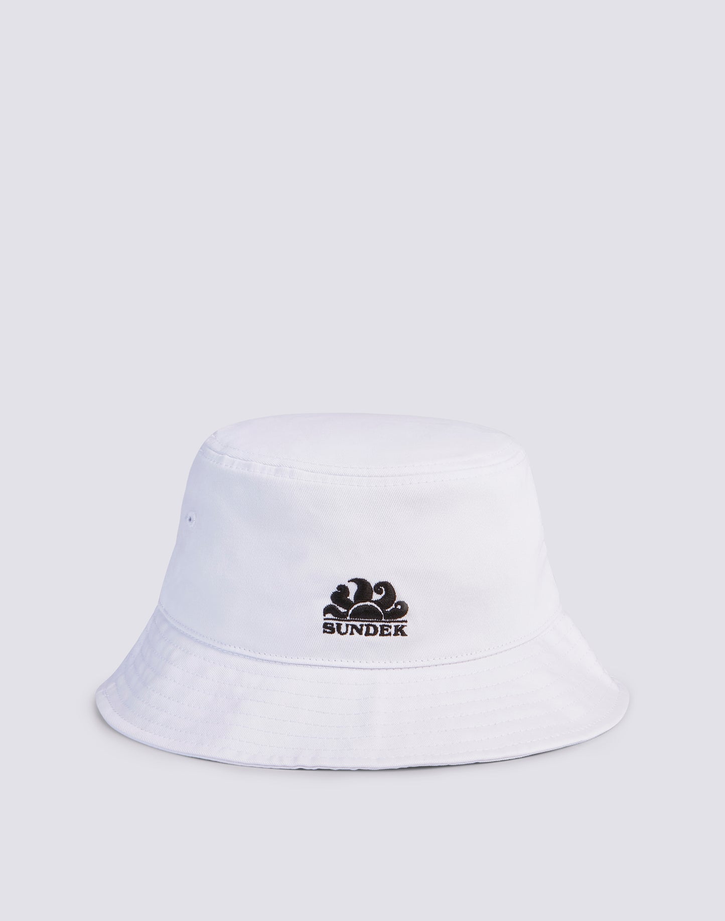 BUCKET HAT WITH EMBROIDERED LOGO