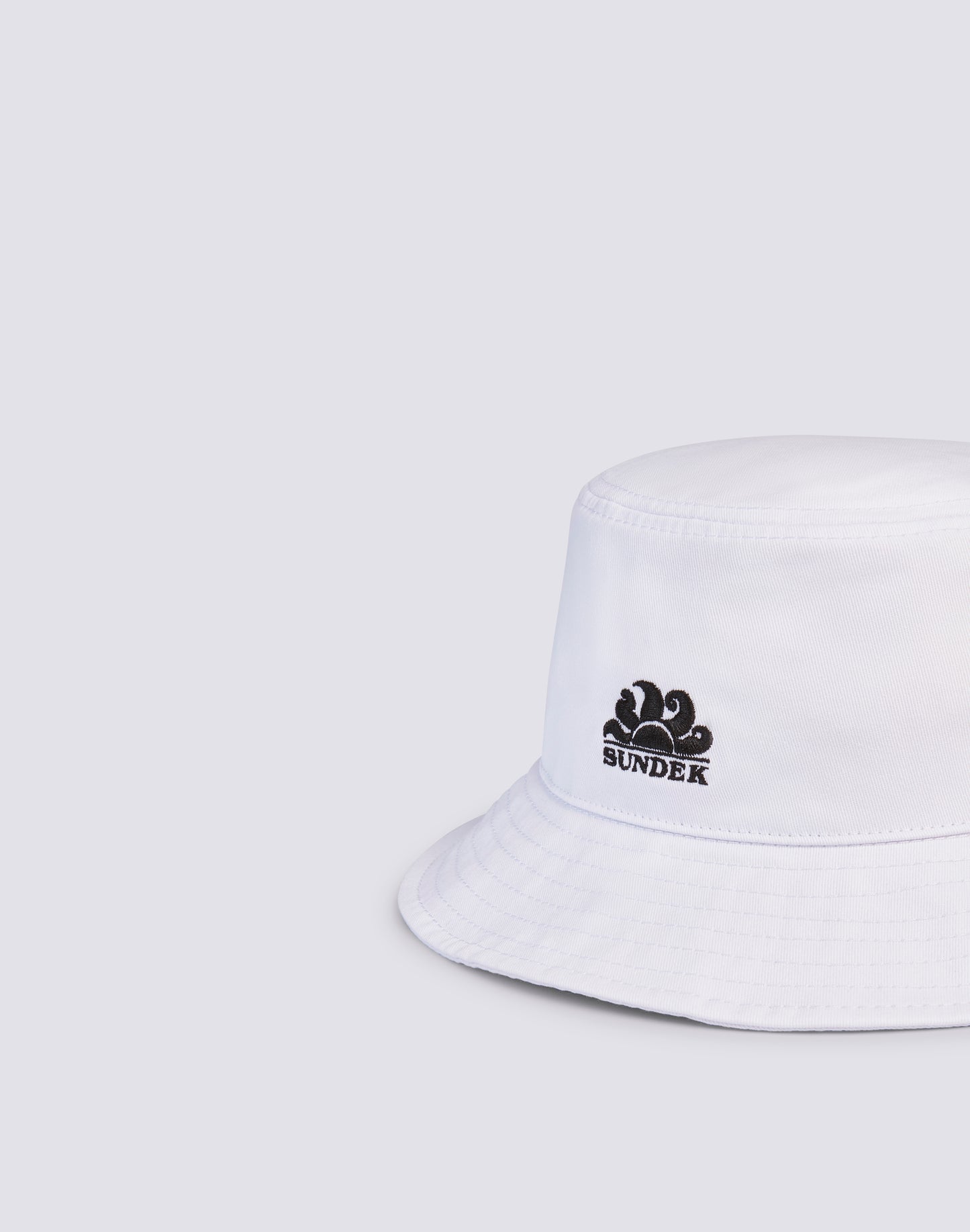 BUCKET HAT WITH EMBROIDERED LOGO