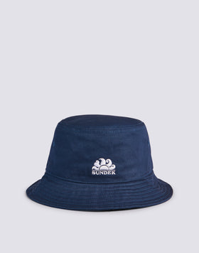 BUCKET HAT WITH EMBROIDERED LOGO