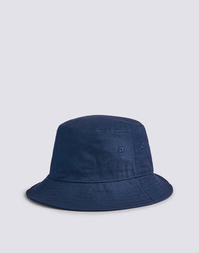 BUCKET HAT WITH EMBROIDERED LOGO